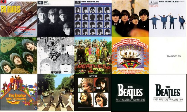 chronological list of beatles songs